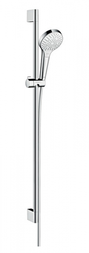 Душевой гарнитур Hansgrohe Select S Multi 90 см 26570400, корпус хром, лицевая часть белая, 3 режима струи 26570400 - фото 228979