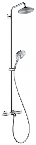 Душевая система Hansgrohe Raindance 27117000 Select S 240 Showerpipe с термостатом, хром 27117000 - фото 229103