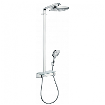 Душевая система Hansgrohe Raindance Select E Showerpipe 300 2 jet термостатическая, хром, 27126000 27126000 - фото 229104