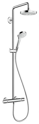 Душевая система Hansgrohe Select S 180 2jet, с термостатом, белый/хром, 27253400 27253400 - фото 229122