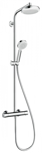 Душевая система Hansgrohe Crometta 27266400 160 1jet для душа, белый/хром 27266400 - фото 229126