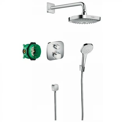Душевая система Hansgrohe Croma Select E 27294000, хром 27294000 - фото 229140