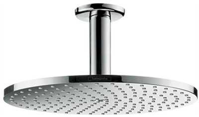 Верхний душ Hansgrohe Raindance PowderRain 27620000, 24х24 см, 2 режима струи, с держателем, хром 27620000 - фото 229185