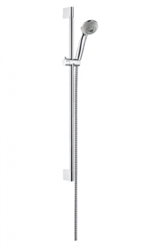 Душевой гарнитур Hansgrohe Crometta 85 Multi 27767000, штанга 65 см, корпус хром, лицевая часть серая 27767000 - фото 229226