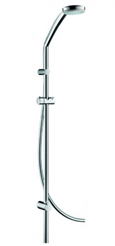 Душевой гарнитур Hansgrohe Croma 100 Multi / Unica 'Reno Lift 27791, 1,05 м, корпус хром, лицевая часть серая 27791000 - фото 229231