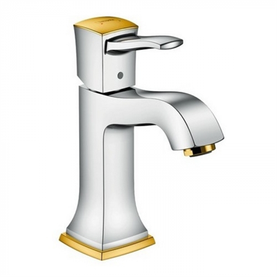 Смеситель Hansgrohe Metropol Classic 31301090 для раковины, хром/золото 31301090 - фото 229698