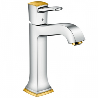 Смеситель Hansgrohe Metropol Classic 31302090 для раковины, хром/золото 31302090 - фото 229701