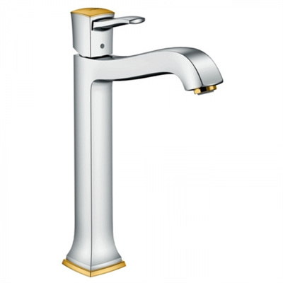 Смеситель Hansgrohe Metropol Classic 31303090 для раковины, хром/золото 31303090 - фото 229704