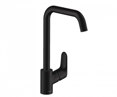 Смеситель Hansgrohe Focus Е2 31820670 для кухни, черный матовый 31820670 - фото 229788