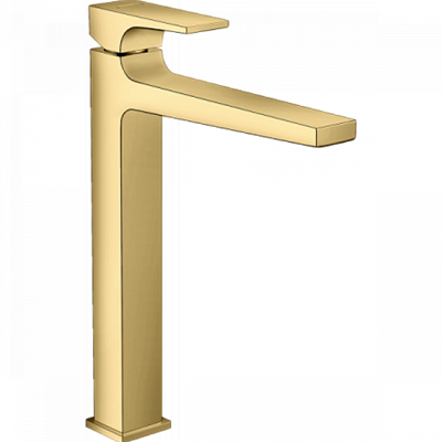 Смеситель Hansgrohe Metropol 32512990 для раковины, с донным клапаном Push-Open, золото 32512990 - фото 229947