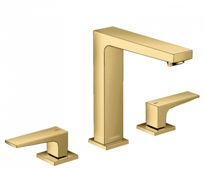 Смеситель Hansgrohe Metropol 32515990 для раковины 160, золото 32515990 - фото 229954