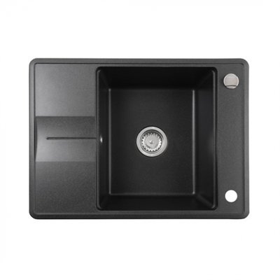 Teka Estela 50 B-TQ, мойка, гранит, черный металлик 40148080 - фото 230634
