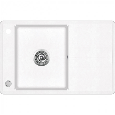 Мойка гранит. TEKA ESTELA 50 B-TQ 1B 1D MARBLE WHI 40148084 - фото 230639