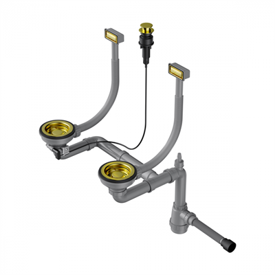 Сифон для мойки Omoikiri WK-2-LG-A 4956495 4956495