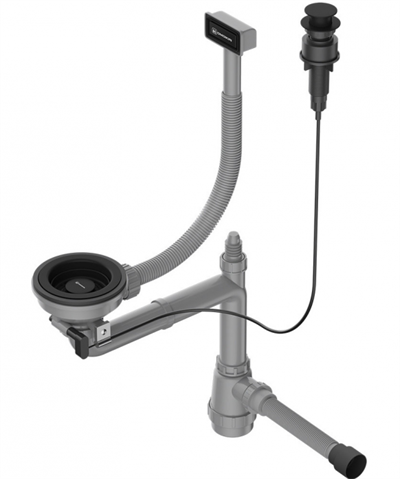 Арматура для одночашевых моек с клапаном-автомат Omoikiri WK-1-GB-A 4956767 4956767