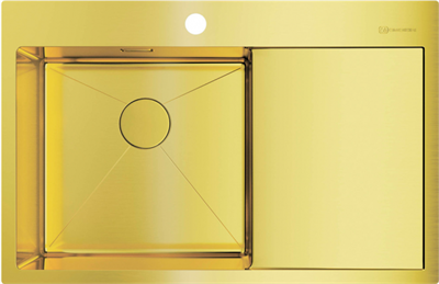 Кухонная мойка Omoikiri Akisame 78-LG-L светлое золото 4973085 4973085