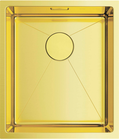 Кухонная мойка Omoikiri Taki 38-U/IF-LG светлое золото 4973092 4973092