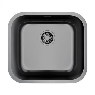 Металлическая мойка Omoikiri Omi 49-U/I-GM нерж. сталь/вороненая сталь 4993073