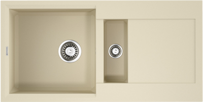 Кухонная мойка Omoikiri Sakaime 86-2-BE ваниль 4993118 4993118