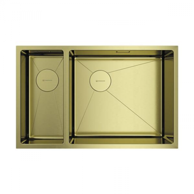 Мойка Omoikiri Taki 69-2-U/IF-LG-R Side светлое золото 4993184 4993184