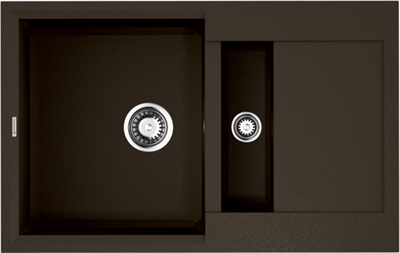 Кухонная мойка Omoikiri Sakaime 78-2-DC темный шоколад 4993198 4993198