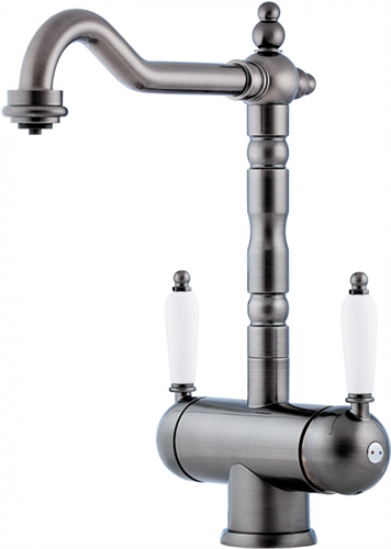 Смеситель для кухни Omoikiri Amagasaki-SI античное серебро 4994045 4994045
