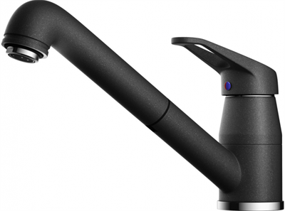 Смеситель для кухни Omoikiri Tateyama-S-BL черный 4994136 4994136