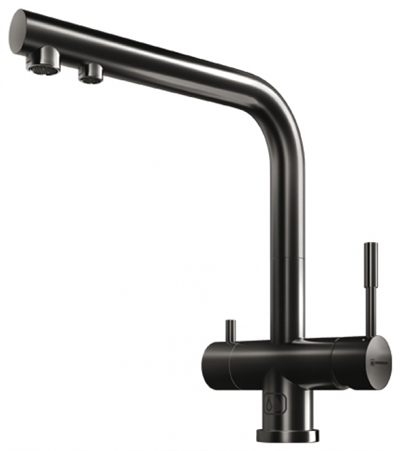 Смеситель для мойки Omoikiri Nagano-PVD-GM (4994179) вороненая сталь 4994179