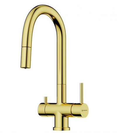 Смеситель для кухни Omoikiri Akita-S-LG светлое золото (4994350) 4994350