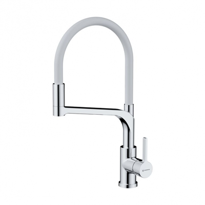 Смеситель Omoikiri Sinto 2 Plus-C-WH хром/белый 4994378 4994378