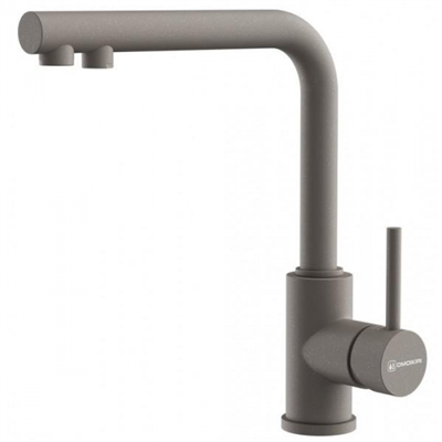 Смеситель Omoikiri Nakagawa 2 Plus-GR латунь/Leningrad Grey 4994417 4994417