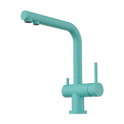 Смеситель Omoikiri Nagano-AZ латунь/Azur blue 4994431 4994431