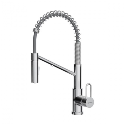 Смеситель для кухни Omoikiri Mikawa 2 Plus-SB-BN нержавеющая сталь 4994452 4994452