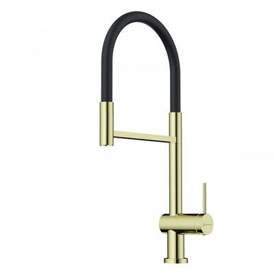 Смеситель Omoikiri Kanto-2 Plus-SB-LG-BL светлое золото/черный 4994461 4994461