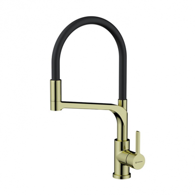 Смеситель Omoikiri Sinto 2 Plus-LG-BL светлое золото/черный 4994469 4994469