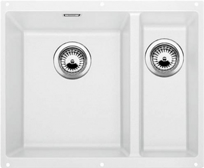 Blanco Subline 340/160-U, мойка, гранит, белый (чаша слева) 523552 - фото 240532
