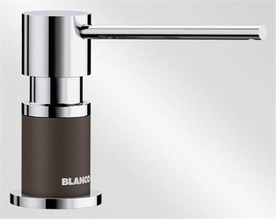 Blanco Lato, дозатор жидкого моющего средства, хром/кофе 525815 - фото 240806