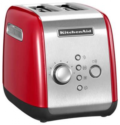 Тостер KitchenAid 5KMT221EER, красный/серебристый 5kmt221eer - фото 241720
