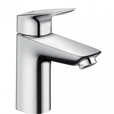 Смеситель для раковины Hansgrohe Logis 71102000, CoolStart, с донным клапаном, хром 71102000 - фото 242119