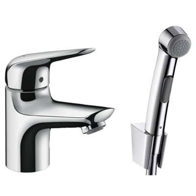 Смеситель для раковины Hansgrohe Novus 71144000 с гигиеническим душем 71144000 - фото 242132