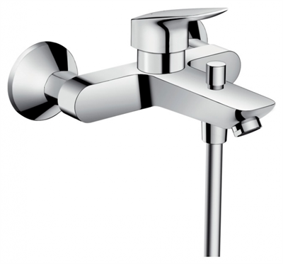 Смеситель для ванны Hansgrohe Logis 71400000, хром 71400000 - фото 242184