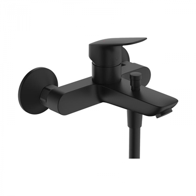 Смеситель для ванны Hansgrohe Logis 71400670, черный матовый 71400670 - фото 242185