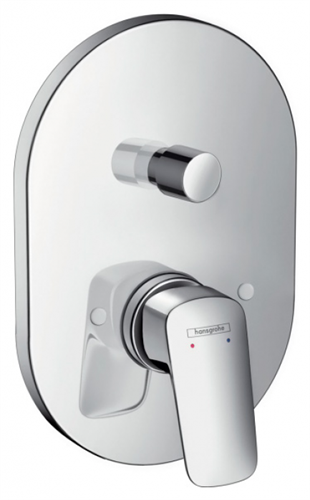 Смеситель Hansgrohe Logis 71406000 для ванны и душа, хром 71406000 - фото 242191