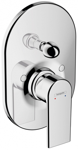 Смеситель Hansgrohe Vernis Shape, для ванны, цвет хром, 71458000 71458000 - фото 242207