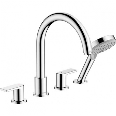 Смеситель Hansgrohe Vernis Shape 71459000 для ванны и душа, на борт ванны, хром 71459000 - фото 242210