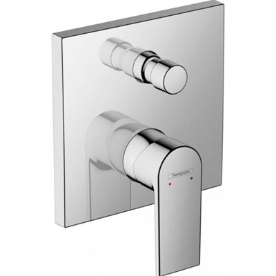 Смеситель Hansgrohe Vernis Shape 71468000 для ванны и душа, хром 71468000 - фото 242218