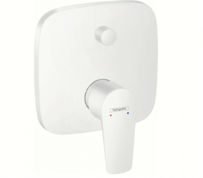 Смеситель Hansgrohe Talis E 71474700 для ванны, белый матовый 71474700 - фото 242221