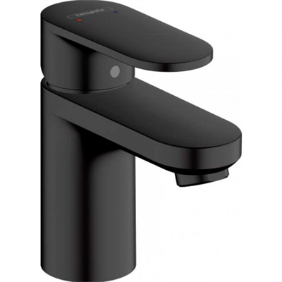 Смеситель Hansgrohe Vernis Blend 71558670 для раковины, без донного клапана, матовый черный 71558670 - фото 242234