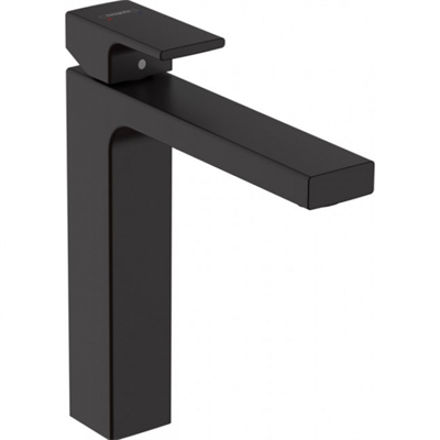Смеситель Hansgrohe Vernis Shape 71562670 для раковины, черный матовый 71562670 - фото 242244