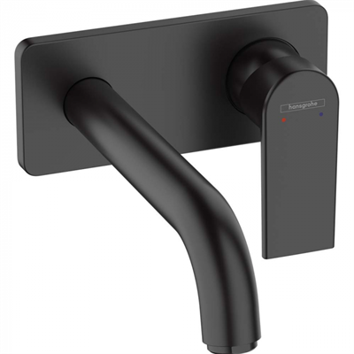 Смеситель Hansgrohe Vernis Shape 71578670 для раковины, черный матовый 71578670 - фото 242266